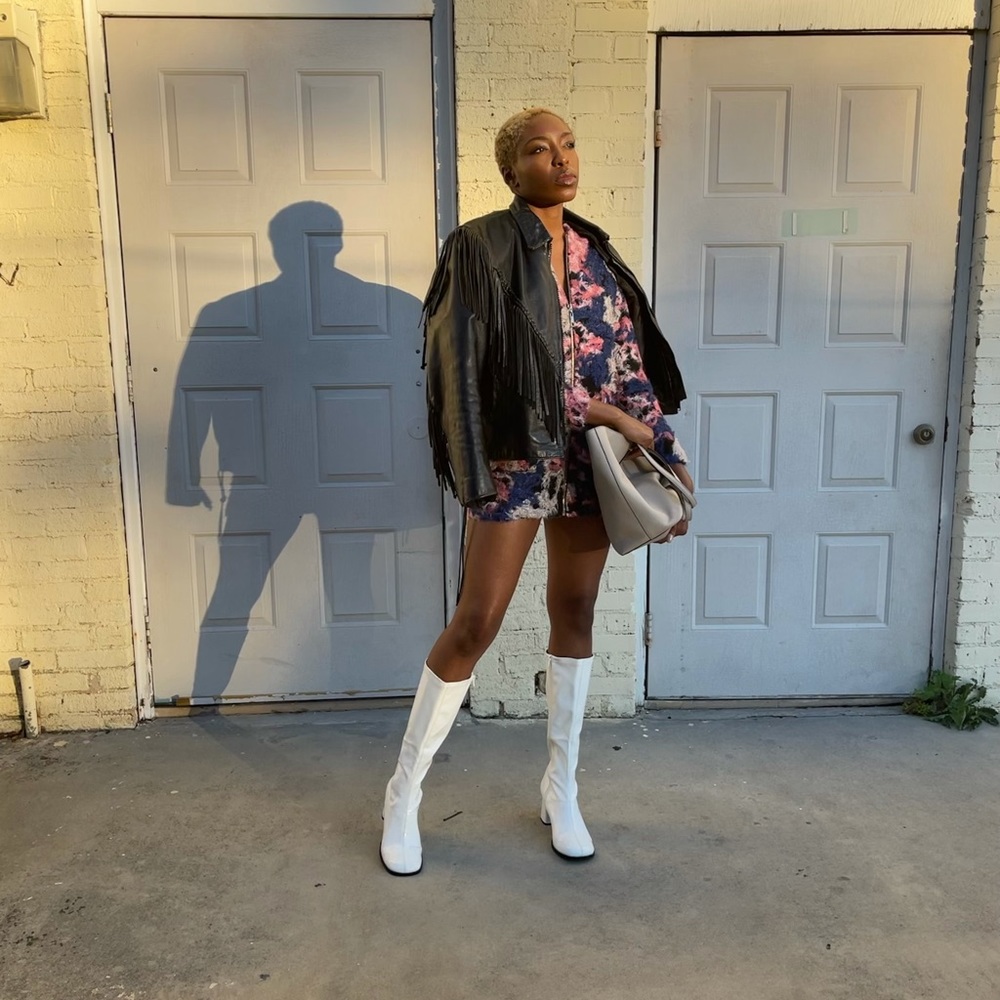 Vintage American Top Genuine Leather Jacket 🖤